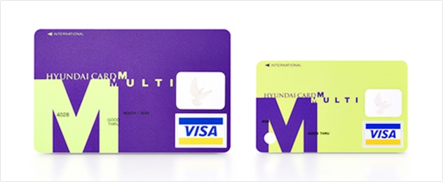 기존 신용카드의 절반에 가까운 크기로 주목 받은 현대카드 M 미니