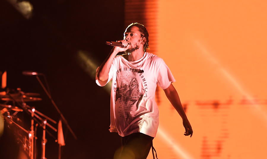 Kendrick Lamar, one of the greatest rappers, performs at the 24th Super Concert.